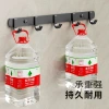 Space aluminum hook, bathroom door without drilling, rear hanger, load-bearing strong adhesive, kitchen and toilet wall towel hook Application Scenario